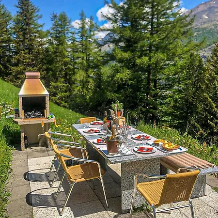 Mouton A 4-bedroom Alpine Chic Escape In Chalet Saas Fee