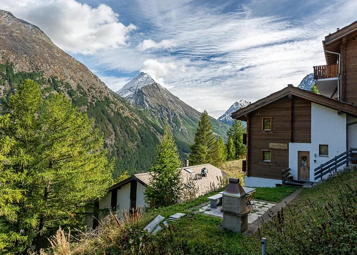 Mouton A 4-bedroom Alpine Chic Escape In Saas Fee